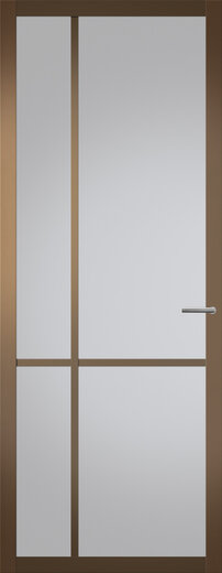 Binnendeur met glas NDB903 | Nova design | Metallic brons | Svedex